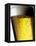 Pint of Cold Lager Beer with Foam Head-Steve Lupton-Framed Premier Image Canvas