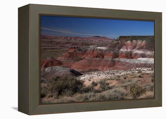 Pintado Point at Painted Desert, Part of the Petrified Forest National Park-Kymri Wilt-Framed Premier Image Canvas