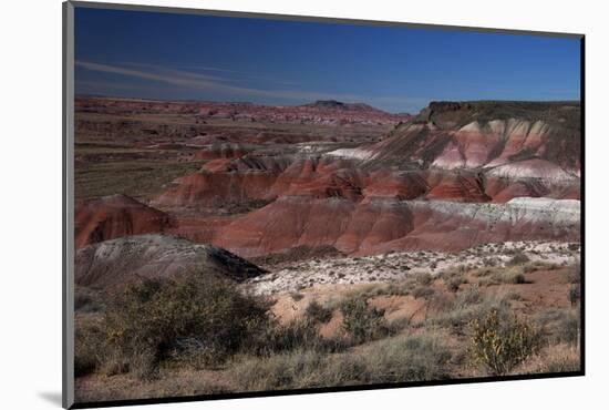 Pintado Point at Painted Desert, Part of the Petrified Forest National Park-Kymri Wilt-Mounted Photographic Print