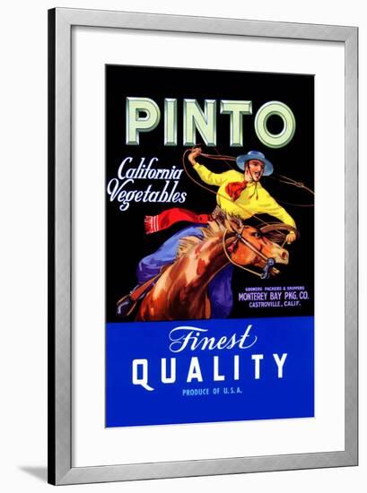 Pinto California Vegetable-null-Framed Art Print