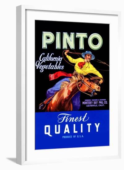 Pinto California Vegetable-null-Framed Art Print