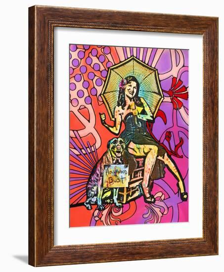 Pinup for Pitbulls-Dean Russo- Exclusive-Framed Giclee Print