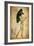 Pinup Girl in the Shade-GI ArtLab-Framed Giclee Print