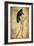 Pinup Girl in the Shade-GI ArtLab-Framed Giclee Print