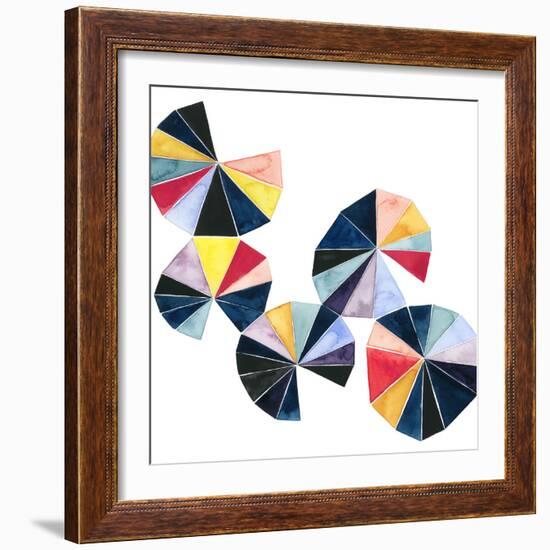 Pinwheel Bright II-Grace Popp-Framed Art Print