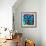 Pinwheel Daisy Blue-Steven Scott-Framed Giclee Print displayed on a wall