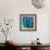 Pinwheel Daisy Blue-Steven Scott-Framed Giclee Print displayed on a wall