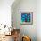 Pinwheel Daisy Blue-Steven Scott-Framed Giclee Print displayed on a wall