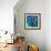 Pinwheel Daisy Blue-Steven Scott-Framed Giclee Print displayed on a wall