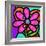 Pinwheel Daisy Pink-Steven Scott-Framed Giclee Print