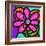 Pinwheel Daisy Pink-Steven Scott-Framed Giclee Print