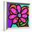 Pinwheel Daisy Pink-Steven Scott-Framed Giclee Print