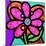 Pinwheel Daisy Pink-Steven Scott-Mounted Giclee Print