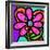 Pinwheel Daisy Pink-Steven Scott-Framed Giclee Print