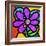 Pinwheel Daisy Purple-Steven Scott-Framed Giclee Print