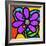 Pinwheel Daisy Purple-Steven Scott-Framed Giclee Print