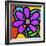 Pinwheel Daisy Purple-Steven Scott-Framed Giclee Print