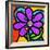 Pinwheel Daisy Purple-Steven Scott-Framed Giclee Print