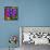 Pinwheel Daisy Purple-Steven Scott-Framed Premier Image Canvas displayed on a wall