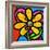 Pinwheel Daisy Yellow-Steven Scott-Framed Giclee Print