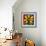 Pinwheel Daisy Yellow-Steven Scott-Framed Giclee Print displayed on a wall