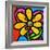 Pinwheel Daisy Yellow-Steven Scott-Framed Giclee Print