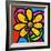 Pinwheel Daisy Yellow-Steven Scott-Framed Giclee Print