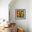 Pinwheel Daisy Yellow-Steven Scott-Framed Giclee Print displayed on a wall