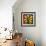 Pinwheel Daisy Yellow-Steven Scott-Framed Giclee Print displayed on a wall