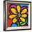 Pinwheel Daisy Yellow-Steven Scott-Framed Giclee Print