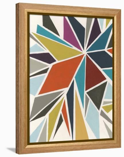 Pinwheel I-Erica J^ Vess-Framed Stretched Canvas