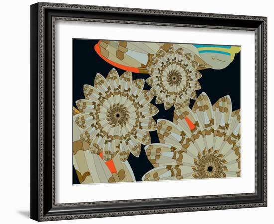 Pinwheel Wing Dune-Belen Mena-Framed Giclee Print