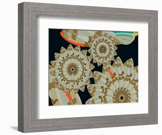 Pinwheel Wing Dune-Belen Mena-Framed Giclee Print