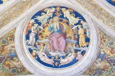 Creator Enthroned Among Angels and Cherubs, 1508-Pio Panfili-Framed Giclee Print