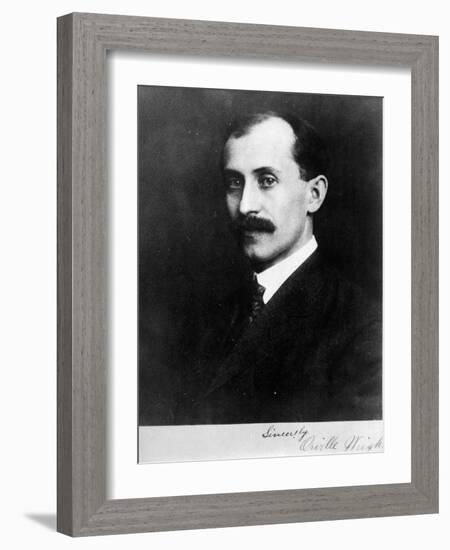 Pioneer American Aviator Orville Wright-null-Framed Photographic Print