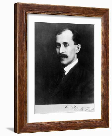 Pioneer American Aviator Orville Wright-null-Framed Photographic Print