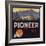 Pioneer Brand - Lindsay, California - Citrus Crate Label-Lantern Press-Framed Art Print