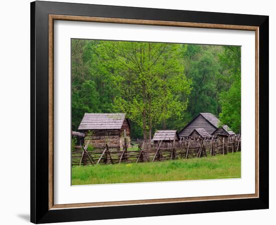 Pioneer Homestead, Great Smoky Mountains, North Carolina, USA-Adam Jones-Framed Photographic Print