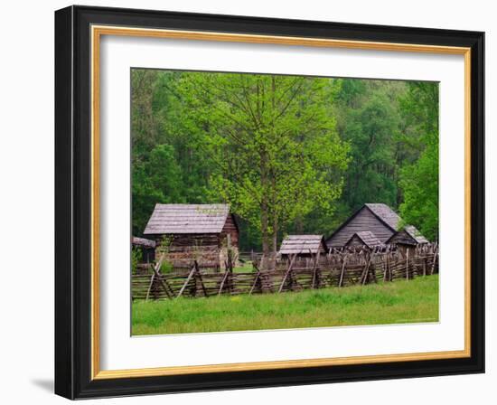 Pioneer Homestead, Great Smoky Mountains, North Carolina, USA-Adam Jones-Framed Photographic Print