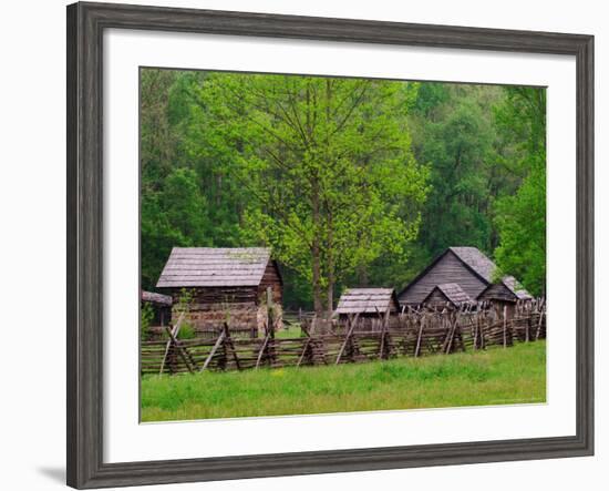 Pioneer Homestead, Great Smoky Mountains, North Carolina, USA-Adam Jones-Framed Photographic Print