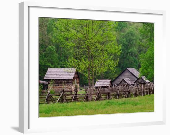 Pioneer Homestead, Great Smoky Mountains, North Carolina, USA-Adam Jones-Framed Photographic Print