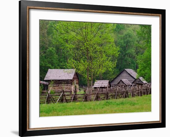 Pioneer Homestead, Great Smoky Mountains, North Carolina, USA-Adam Jones-Framed Photographic Print