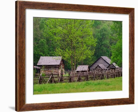 Pioneer Homestead, Great Smoky Mountains, North Carolina, USA-Adam Jones-Framed Photographic Print