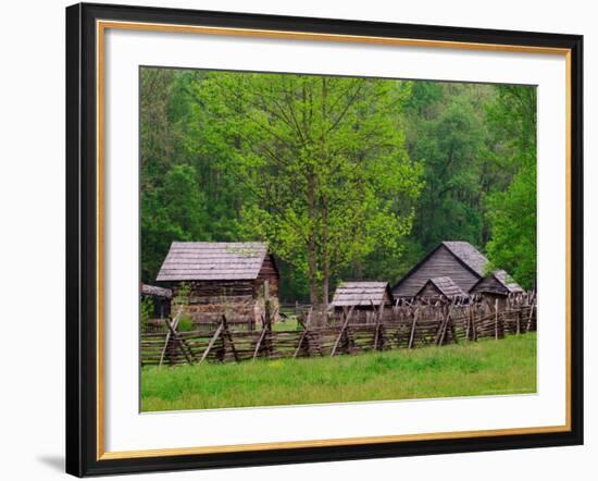 Pioneer Homestead, Great Smoky Mountains, North Carolina, USA-Adam Jones-Framed Photographic Print