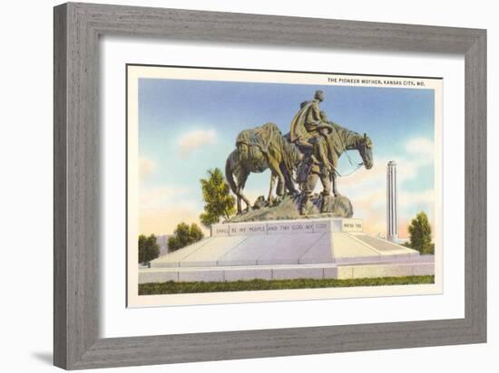 Pioneer Mother, Kansas City-null-Framed Art Print