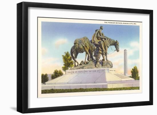 Pioneer Mother, Kansas City-null-Framed Art Print