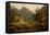 Pioneer's Home, Eagle Cliff, White Mountains,1859-Jasper Francis Cropsey-Framed Premier Image Canvas