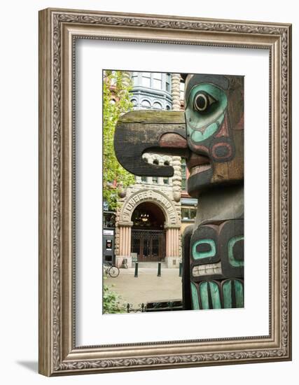 Pioneer Square Seattle-Steve Gadomski-Framed Photographic Print