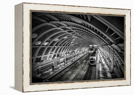 Pioneer Square Station, Seattle, Washington, USA-Christopher Reed-Framed Premier Image Canvas