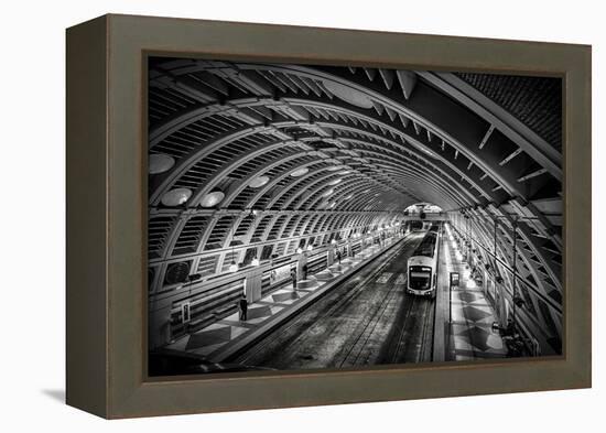 Pioneer Square Station, Seattle, Washington, USA-Christopher Reed-Framed Premier Image Canvas